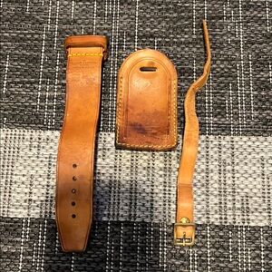 LOUIS VUITTON Vachetta Leather Tag Set